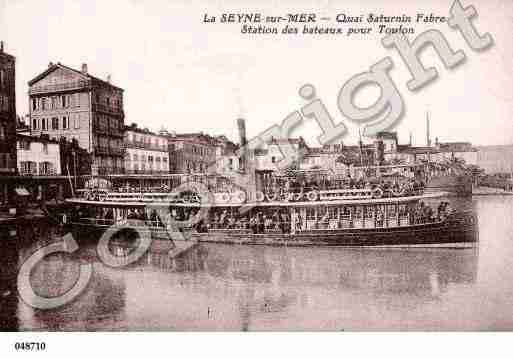 Ville de SEYNESURMER(LA), carte postale ancienne