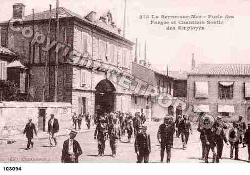 Ville de SEYNESURMER(LA), carte postale ancienne