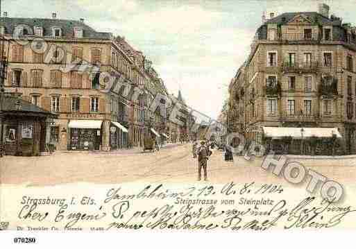 Ville de STRASBOURG, carte postale ancienne