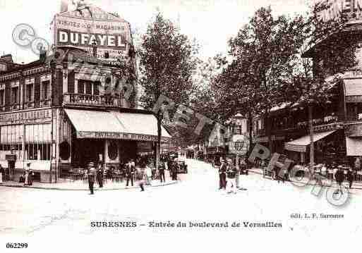 Ville de SURESNES, carte postale ancienne