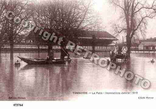 Ville de TONNERRE, carte postale ancienne