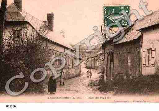 Ville de TROUSSENCOURT, carte postale ancienne