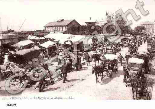 Ville de TROUVILLESURMER, carte postale ancienne