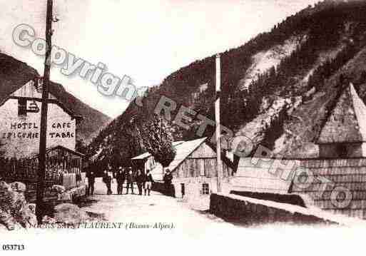 Ville de UVERNETFOURS, carte postale ancienne Ville de UVERNETFOURS, carte postale ancienne