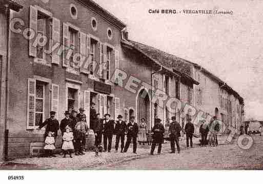 Ville de VERGAVILLE, carte postale ancienne