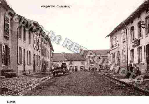 Ville de VERGAVILLE, carte postale ancienne