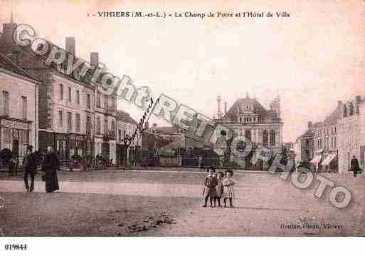 Ville de VIHIERS, carte postale ancienne