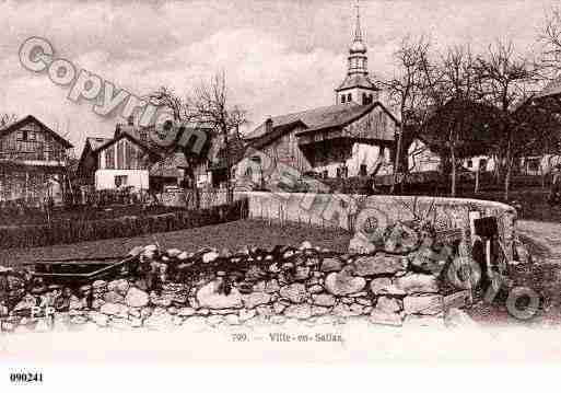 Ville de VILLEENSALLAZ, carte postale ancienne