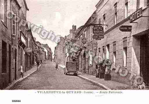 Ville de VILLENEUVELAGUYARD, carte postale ancienne