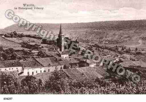 Ville de WAVILLE, carte postale ancienne