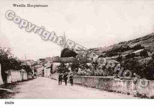 Ville de WAVILLE, carte postale ancienne