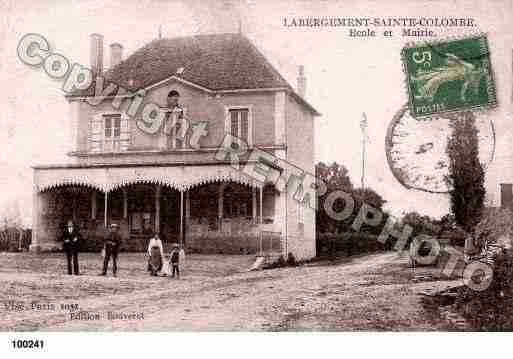Ville de ABERGEMENTSAINTECOLOMBE, carte postale ancienne Ville de ABERGEMENTSAINTECOLOMBE, carte postale ancienne