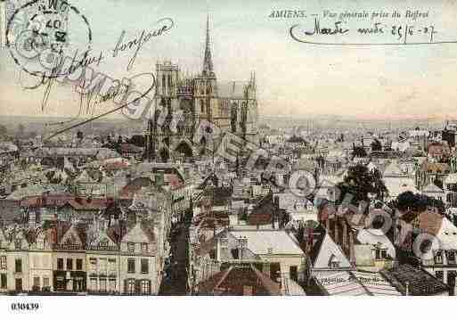 Ville de AMIENS, carte postale ancienne