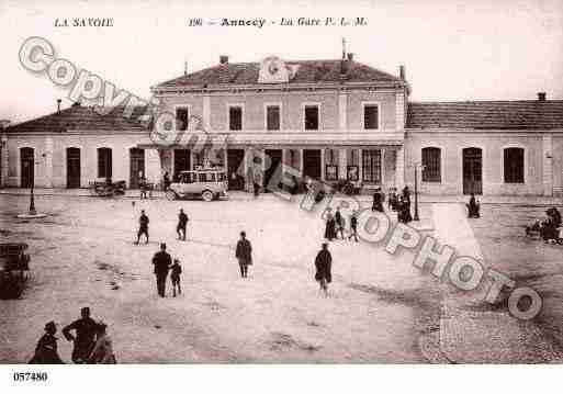 Ville de ANNECY, carte postale ancienne