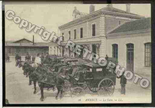 Ville de ANNECY, carte postale ancienne