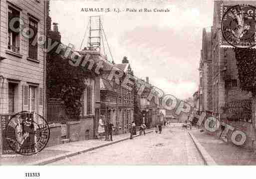 Ville de AUMALE, carte postale ancienne