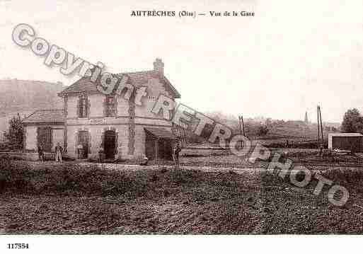 Ville de AUTRECHES, carte postale ancienne