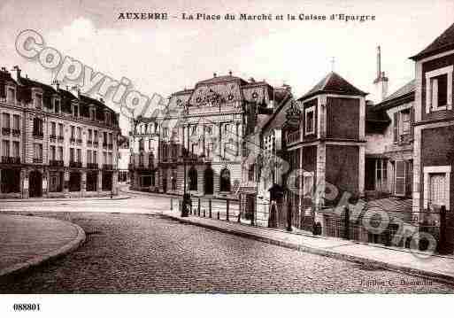 Ville de AUXERRE, carte postale ancienne