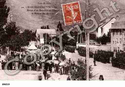 Ville de BARCELONNETTE, carte postale ancienne