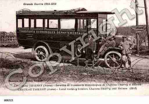 Ville de BELLEAU, carte postale ancienne