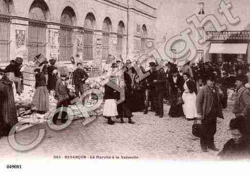 Ville de BESANCON, carte postale ancienne