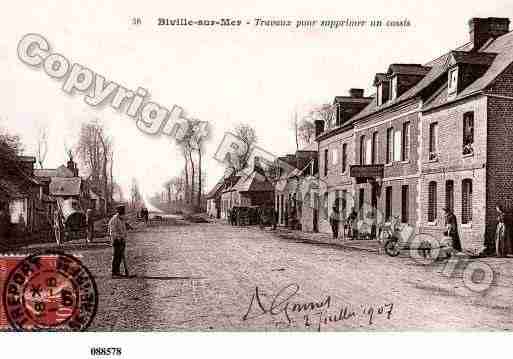 Ville de BIVILLESURMER, carte postale ancienne