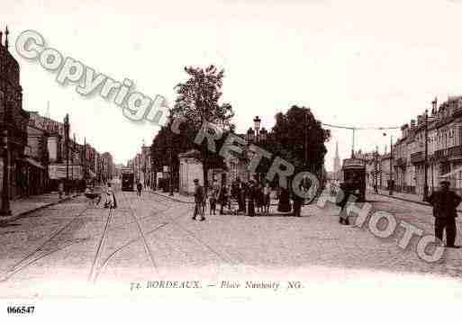 Ville de BORDEAUX, carte postale ancienne