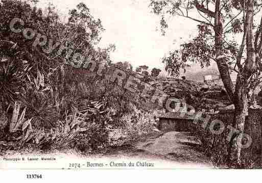 Ville de BORMESLESMIMOSAS, carte postale ancienne