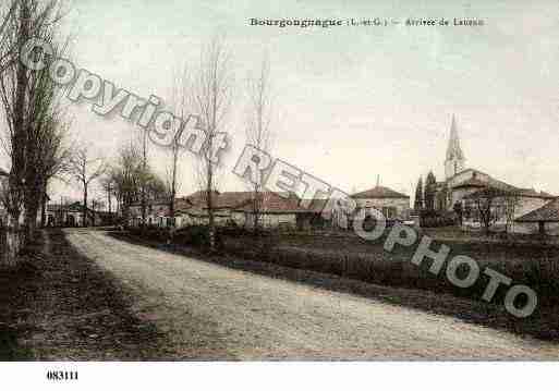 Ville de BOURGOUGNAGNE, carte postale ancienne