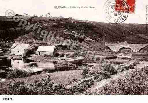 Ville de CARHAIXPLOUGUER, carte postale ancienne