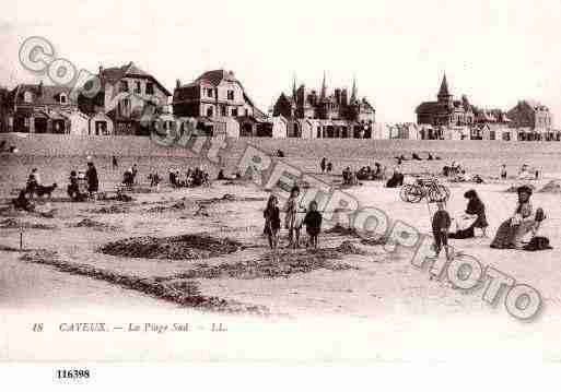 Ville de CAYEUXSURMER, carte postale ancienne