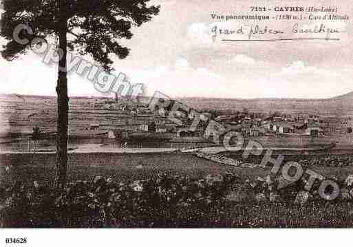 Ville de CAYRES, carte postale ancienne