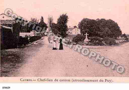 Ville de CAYRES, carte postale ancienne