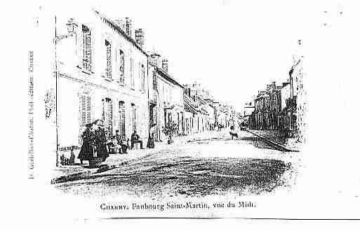 Ville de CHARNY, carte postale ancienne