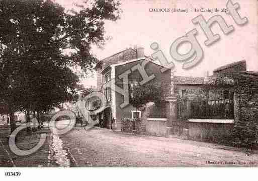 Ville de CHAROLS, carte postale ancienne