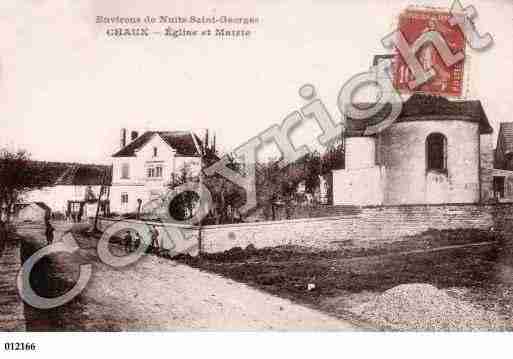 Ville de CHAUX, carte postale ancienne