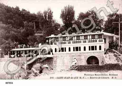 Ville de CIBOURE, carte postale ancienne