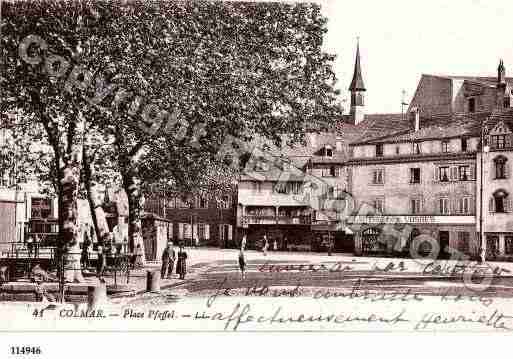 Ville de COLMAR, carte postale ancienne