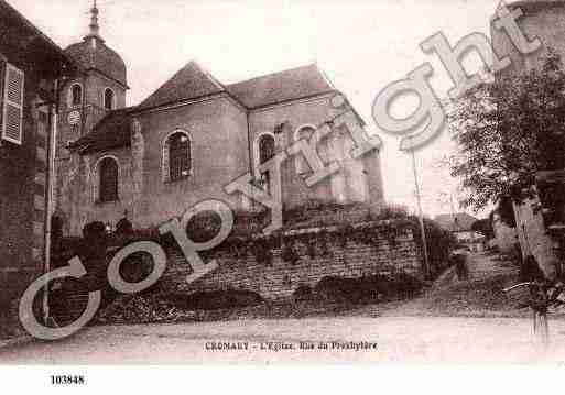 Ville de CROMARY, carte postale ancienne