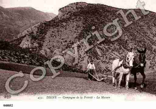 Ville de DIGNELESBAINS, carte postale ancienne
