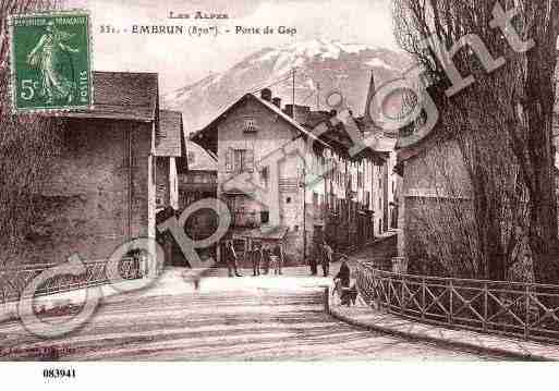 Ville de EMBRUN, carte postale ancienne