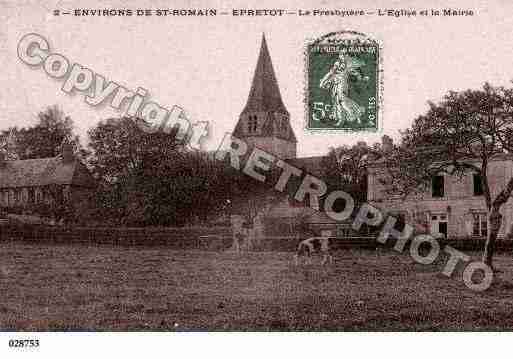 Ville de EPRETOT, carte postale ancienne