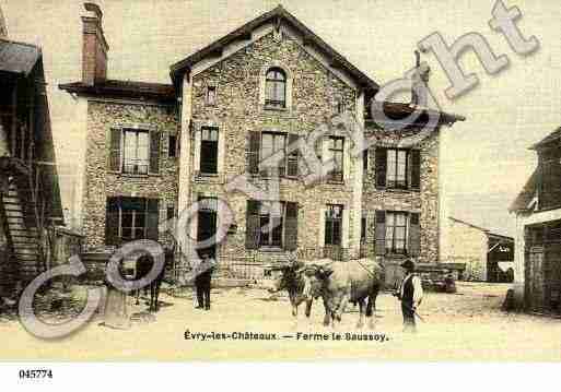 Ville de EVRYGREGYSURYERRE, carte postale ancienne