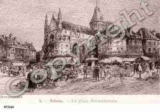 Ville de FALAISE, carte postale ancienne