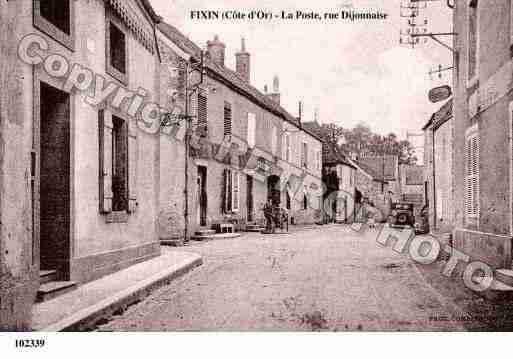 Ville de FIXIN, carte postale ancienne