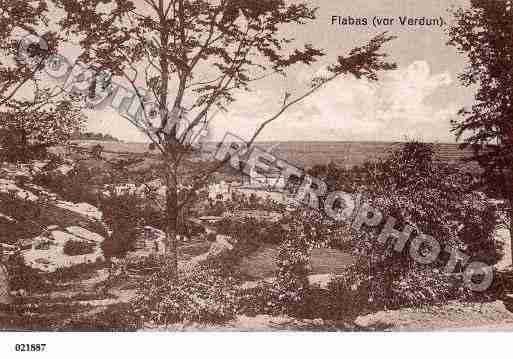 Ville de FLABAS, carte postale ancienne