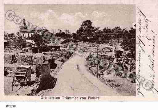 Ville de FLABAS, carte postale ancienne