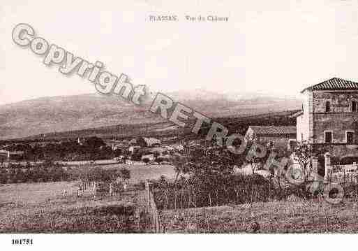 Ville de FLASSAN, carte postale ancienne