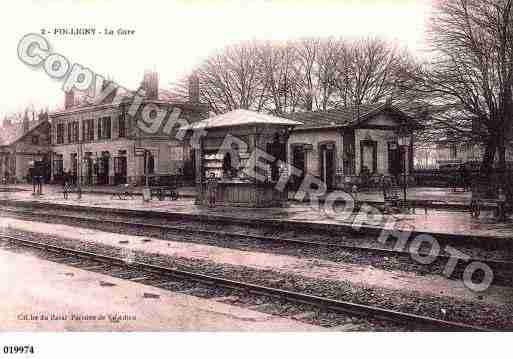 Ville de FOLLIGNY, carte postale ancienne