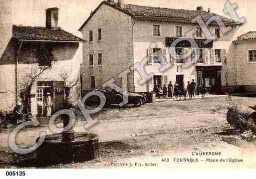 Ville de FOURNOLS, carte postale ancienne